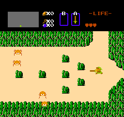 Zelda no Densetsu 1 - The Hyrule Fantasy (Japan) In game screenshot